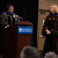 Faculty waiting for award
